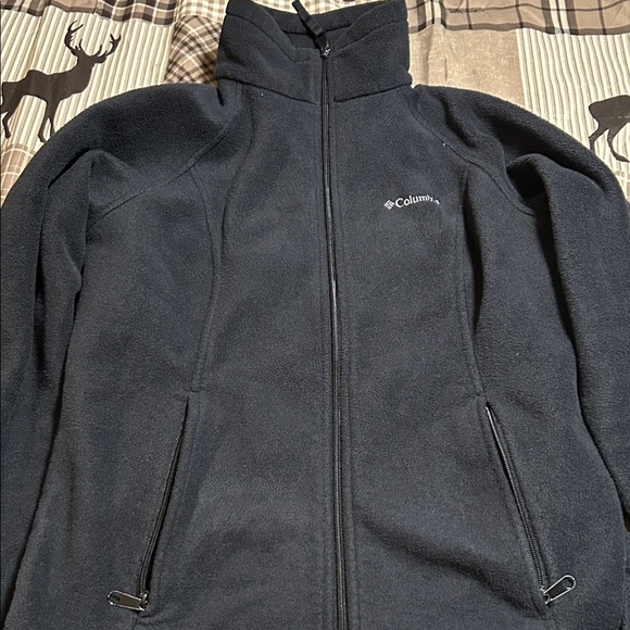 Columbia Tops - Columbia Midnight Black Full-Zip Jacket
